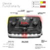 Guardian Angel Elite Series -White / Red Yellow Device Functionality