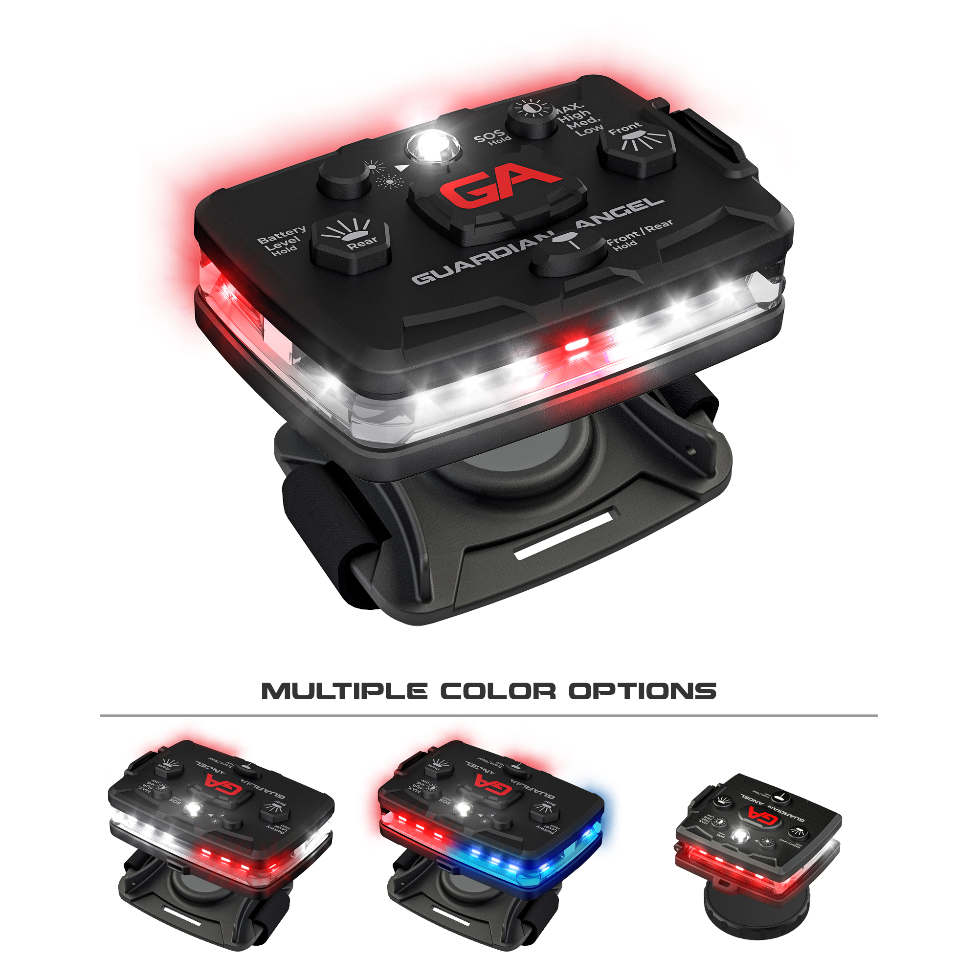 multi-colored firefighter safety light device