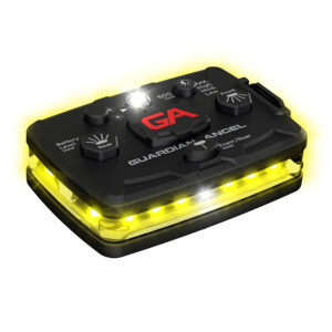 guardian angel safety device with yellow lights
