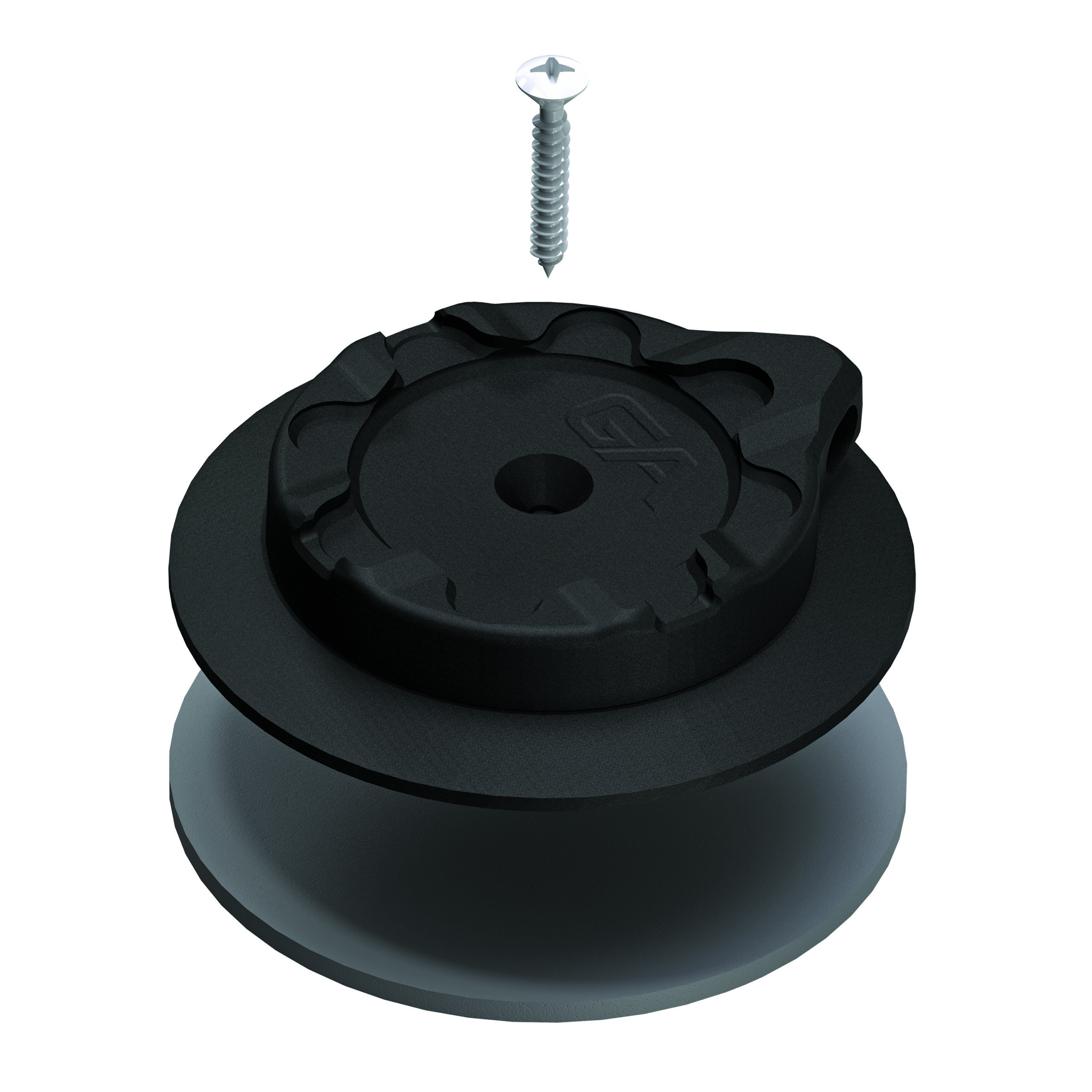 Nonmetallic Surface Adhesive & Screw Magnetic Mount