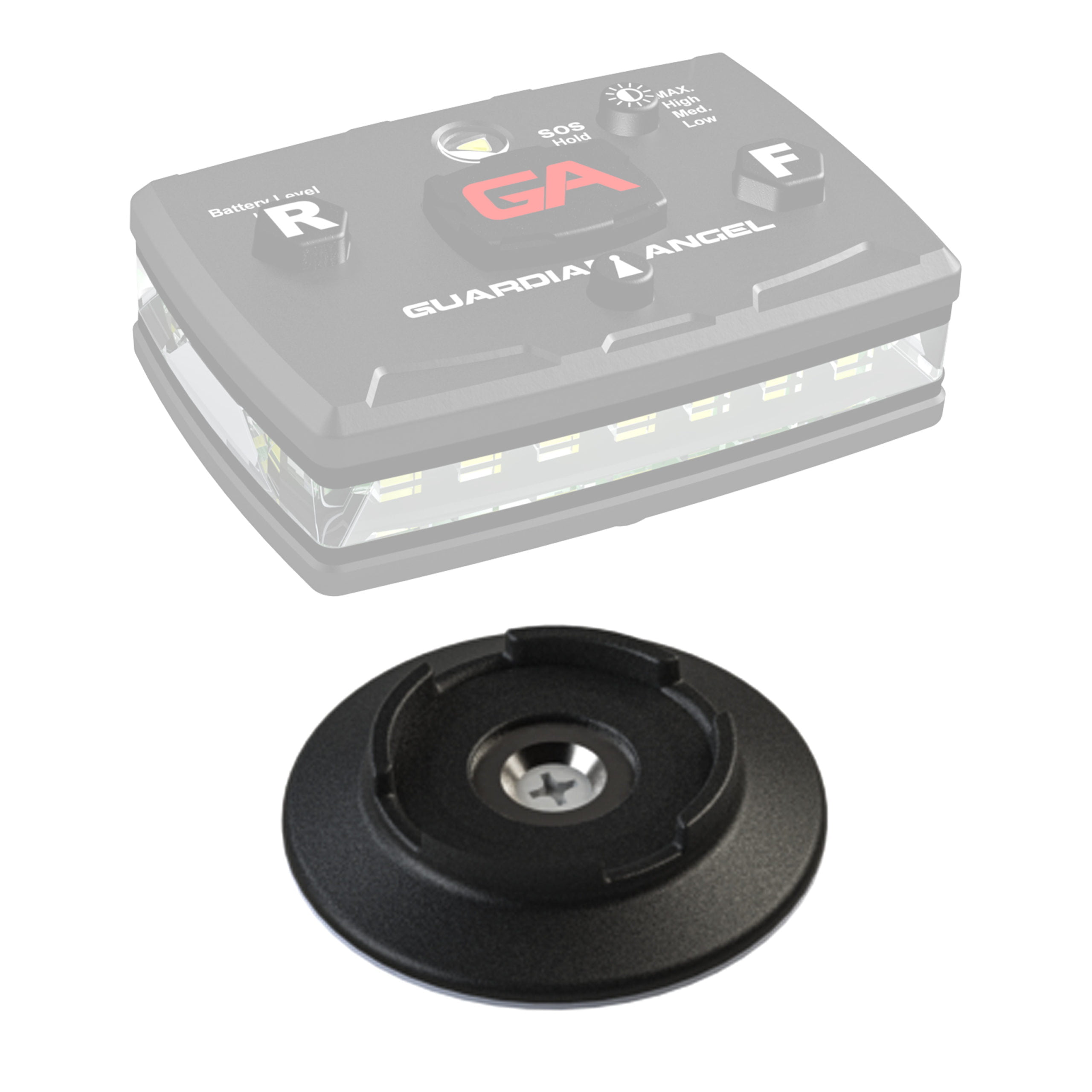 Nonmetallic Surface Adhesive & Screw Magnetic Mount
