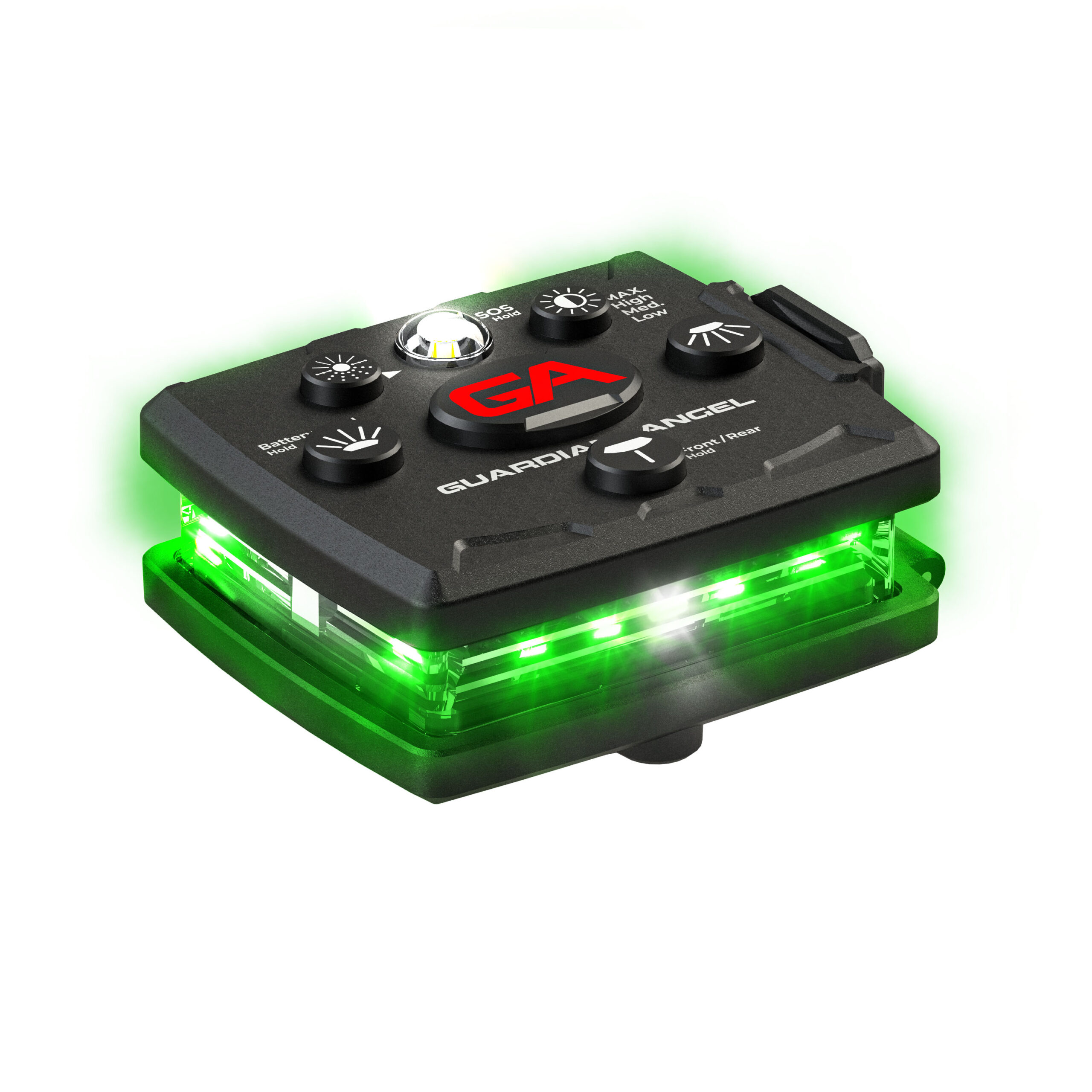 Guardian Angel Micro Series Wearable Safety Light Green Green MCR G G