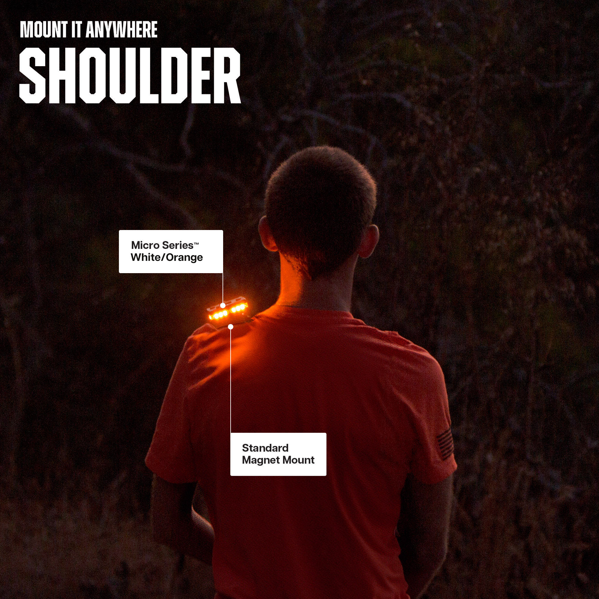 Guardian Angel shoulder mounted running light